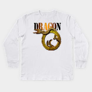 Dragon Ring Kids Long Sleeve T-Shirt